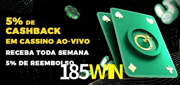 Promoções do cassino ao Vivo 185WIN